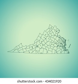 map of Virginia