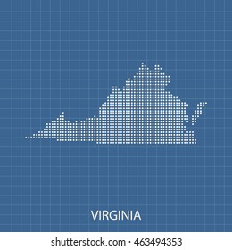 map of Virginia