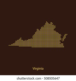 map of Virginia