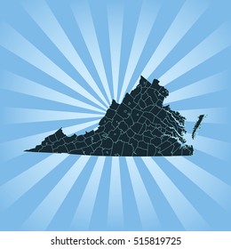 map of Virginia