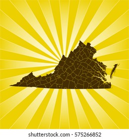 map of Virginia