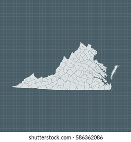 map of Virginia