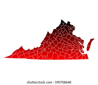 Map of Virginia