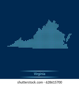 map of Virginia
