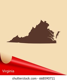 map of Virginia