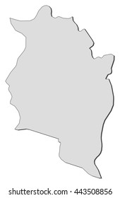 Map - Vorarlberg (Austria)