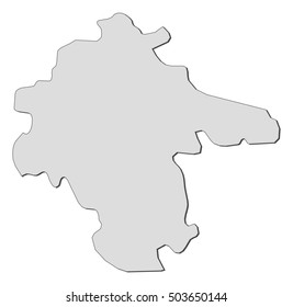 Map - Vukovar-Syrmia (Croatia)