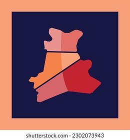 Map Of Wagga Wagga City Geometric Simple Logo