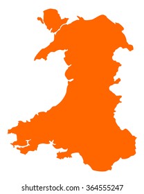 Map of Wales