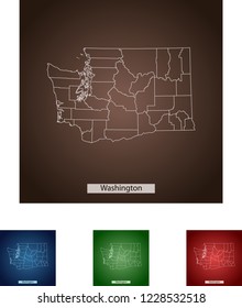 map of Washington