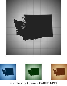 map of Washington