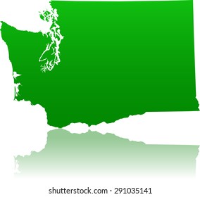 map of Washington