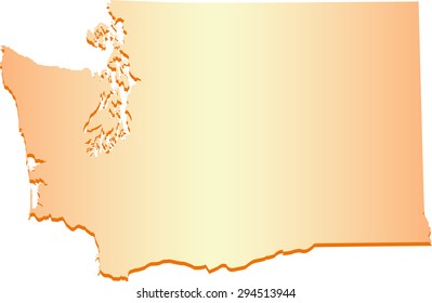 map of Washington