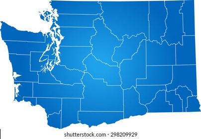 map of Washington