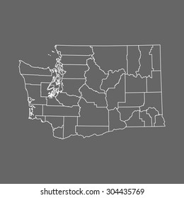 map of Washington
