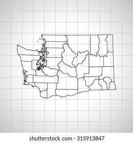 map of Washington
