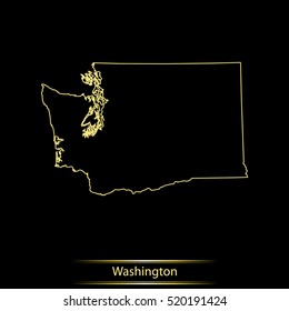 map of Washington