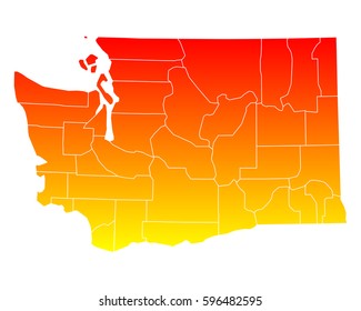 Map of Washington