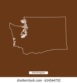map of Washington