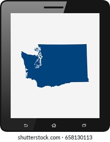 map of Washington