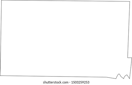 map of washita county in state of oklahoma