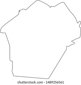 Map of Wayne County in the state of Kentucky