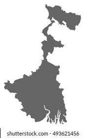 Map - West Bengal (India)