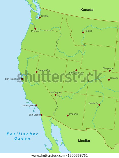 Map of West Coast United States - Map West Coast United States 600w 1300359751