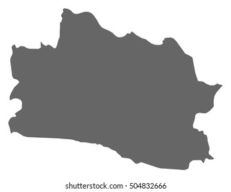 Map - West Java (Indonesia)