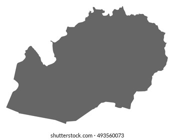 Map - West Kazakhstan (Kazakhstan)