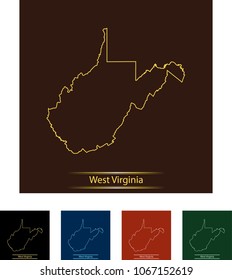 map of West Virginia