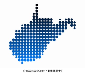 Map of West Virginia