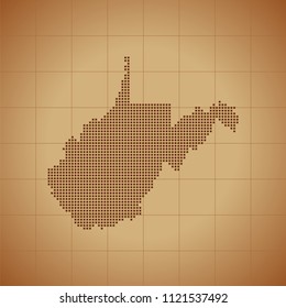 map of West Virginia