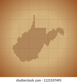 map of West Virginia