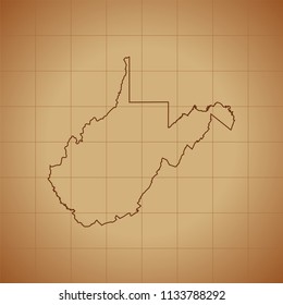 map of West Virginia