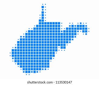 Map of West Virginia