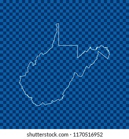 map of West Virginia