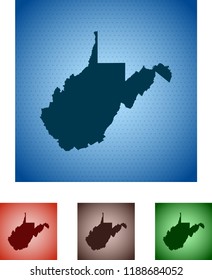 map of West Virginia