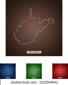 map of West Virginia