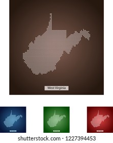 map of West Virginia