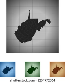 map of West Virginia