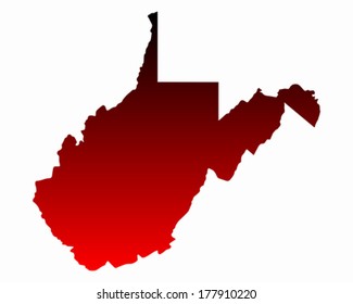 Map of West Virginia