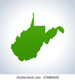 map of West Virginia
