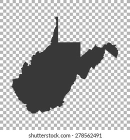 map of West Virginia