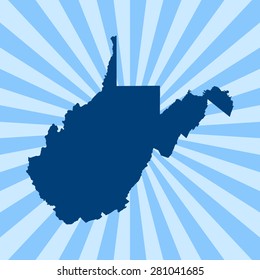 map of West Virginia