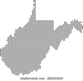 map of West Virginia
