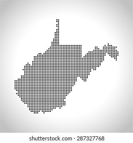 map of West Virginia