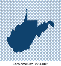 map of West Virginia