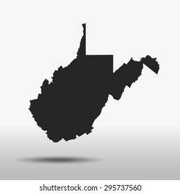 map of West Virginia