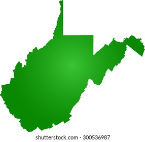 map of West Virginia